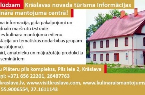 Krāslavas TIC piedāvā