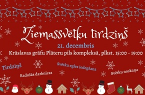 Ziemassvētku tirdziņš notiks 21.decembrī