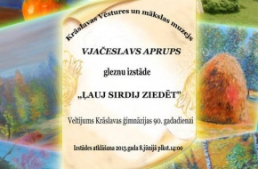 Muzejā atklāta V.Aprupa gleznu izstāde „Ļauj sirdij ziedēt”