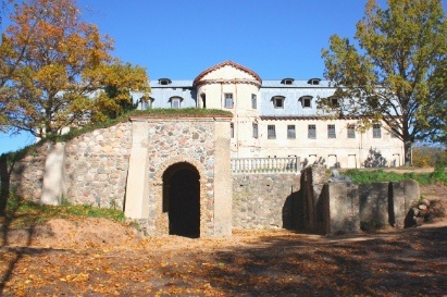 Krāslavas pils. Akmens grota.